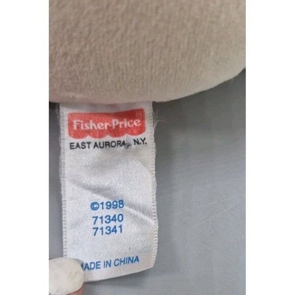 🦄Fisher-Price  Peaceful Planet  Baby Soothing Sounds Rabbit'1998 12" Plush - Picture 6 of 6